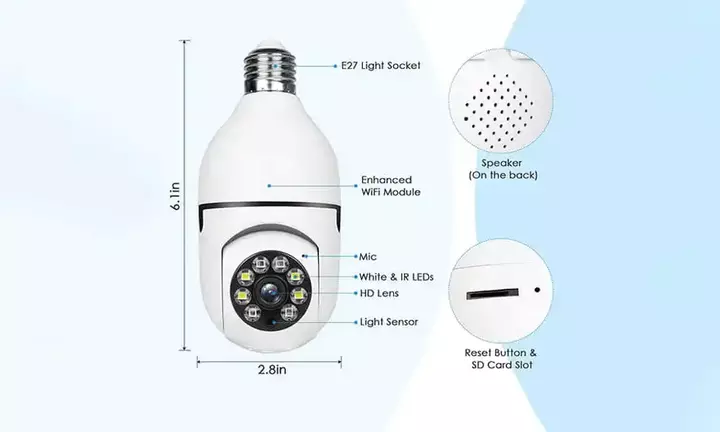 light bulb camera
